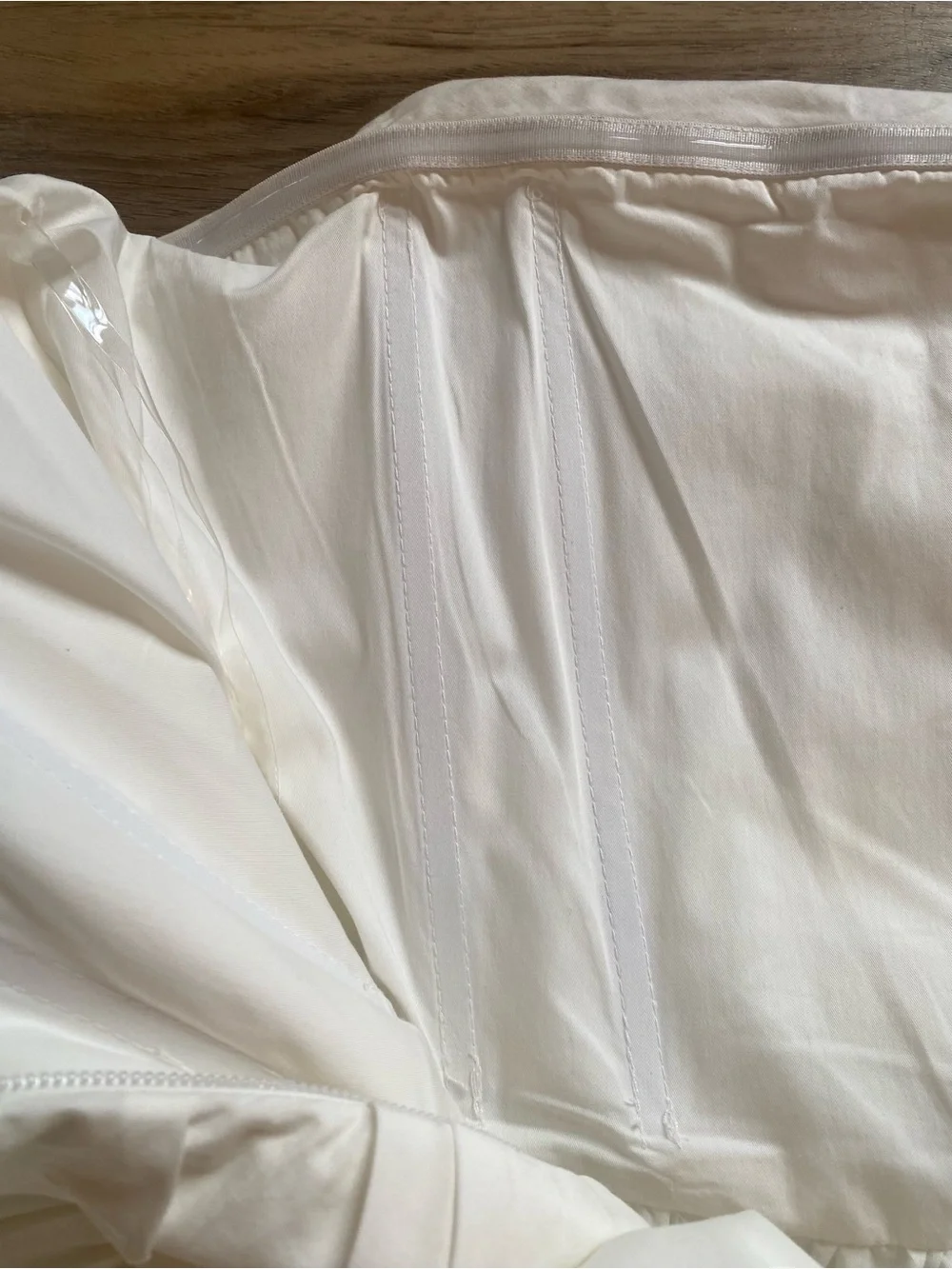 Babyboo Gorgeous Ivory Strapless Mini Dress Katrina- L Fits like a Medium 6/8 - Picture 8 of 13